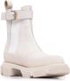 Dion Lee Gao buckled ankle boots White - Thumbnail 2