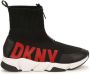 Dkny Kids high-top zip-up sneakers Black - Thumbnail 2