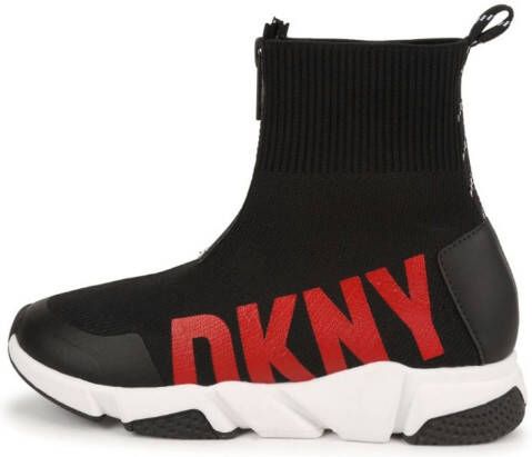 Dkny Kids high-top zip-up sneakers Black