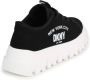 Dkny Kids logo-print canvas sneakers Black - Thumbnail 3
