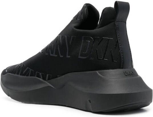 DKNY Ramona logo-print slip-on sneakers Black