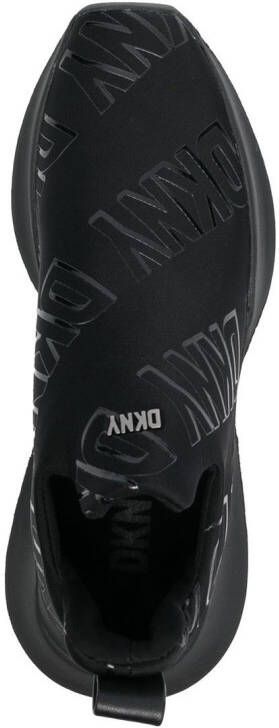 DKNY Ramona logo-print slip-on sneakers Black