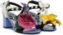 Dolce & Gabbana 60mm floral-appliqué leather sandals Black - Thumbnail 2