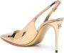 Dolce & Gabbana 100mm pointed-toe pumps Gold - Thumbnail 3