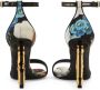 Dolce & Gabbana 105mm DG Baroque-heel sandals Black - Thumbnail 3