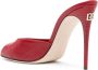 Dolce & Gabbana 105mm leather slip-on sandals Red - Thumbnail 3