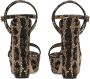Dolce & Gabbana 105mm leopard-print platform sandals Brown - Thumbnail 2