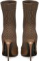 Dolce & Gabbana 105mm pointed-toe ankle boots Brown - Thumbnail 3