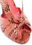 Dolce & Gabbana 105mm python-effect sandals Pink - Thumbnail 4