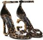 Dolce & Gabbana 105mm sculpted-heel sandals Brown - Thumbnail 2