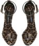 Dolce & Gabbana 105mm sculpted-heel sandals Brown - Thumbnail 4