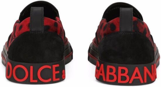 Dolce & Gabbana 2.Zero slip-on sneakers Red