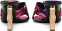 Dolce & Gabbana 3.5-heel floral-jacquard mules Purple - Thumbnail 3