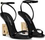 Dolce & Gabbana 3.5 patent-leather sandals Black - Thumbnail 2