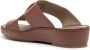 Dolce & Gabbana 45mm logo-plaque leather sandals Brown - Thumbnail 3