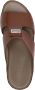 Dolce & Gabbana 45mm logo-plaque leather sandals Brown - Thumbnail 4
