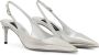 Dolce & Gabbana 60mm calfskin slingback pumps Silver - Thumbnail 2