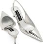 Dolce & Gabbana 60mm calfskin slingback pumps Silver - Thumbnail 4