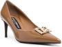 Dolce & Gabbana 65mm patent leather pumps Brown - Thumbnail 2