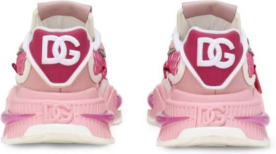 Dolce & Gabbana Airmaster chunky mesh sneakers Pink