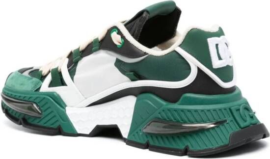 Dolce & Gabbana Airmaster contrasting-panel sneakers Green