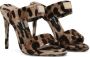 Dolce & Gabbana KIM DOLCE&GABBANA leopard-print slip-on sandals Brown - Thumbnail 2