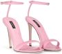Dolce & Gabbana patent leather sandals Pink - Thumbnail 2