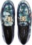 Dolce & Gabbana Ariosto abstract-print slippers Blue - Thumbnail 4