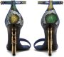 Dolce & Gabbana Baroque DG-heel 105mm sandals Blue - Thumbnail 3