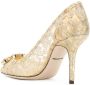 Dolce & Gabbana Bellucci Taormina lace pumps Gold - Thumbnail 3