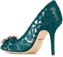 Dolce & Gabbana Belluci lace pumps Green - Thumbnail 5