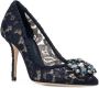 Dolce & Gabbana Belluci Taormina lace pumps Blue - Thumbnail 2