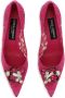 Dolce & Gabbana Belucci 90mm lace pumps Pink - Thumbnail 4