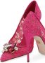 Dolce & Gabbana Belucci 90mm lace pumps Pink - Thumbnail 5