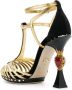 Dolce & Gabbana sculpted-heel suede sandals Black - Thumbnail 3
