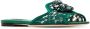 Dolce & Gabbana Rainbow Lace brooch-detail sandals Green - Thumbnail 3