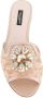 Dolce & Gabbana Rainbow Lace brooch-detail sandals Neutrals - Thumbnail 4