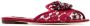 Dolce & Gabbana Rainbow Lace brooch-detail sandals Red - Thumbnail 2