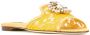 Dolce & Gabbana Rainbow Lace brooch-detail sandals Yellow - Thumbnail 2