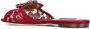 Dolce & Gabbana Rainbow Lace brooch-detail sandals Red - Thumbnail 3