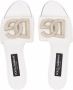 Dolce & Gabbana DG-logo leather sandals White - Thumbnail 4