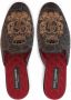 Dolce & Gabbana Bramante leopard print slippers Brown - Thumbnail 4