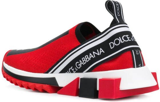 Dolce & Gabbana Branded Sorrento sneakers Red