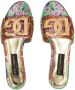 Dolce & Gabbana brocade open toe sandals Red - Thumbnail 4