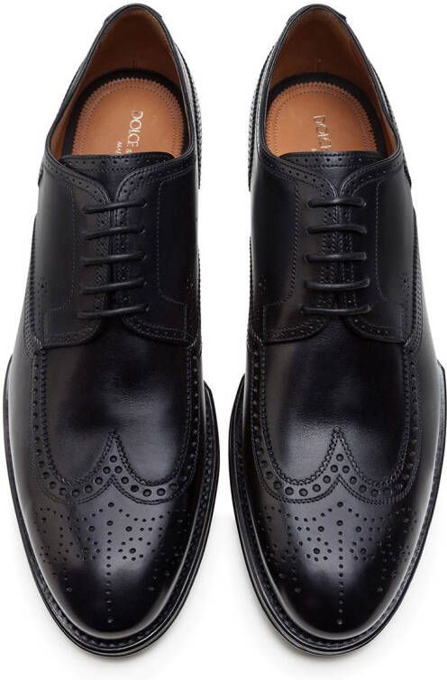 Dolce & Gabbana brogue detail derby shoes Black