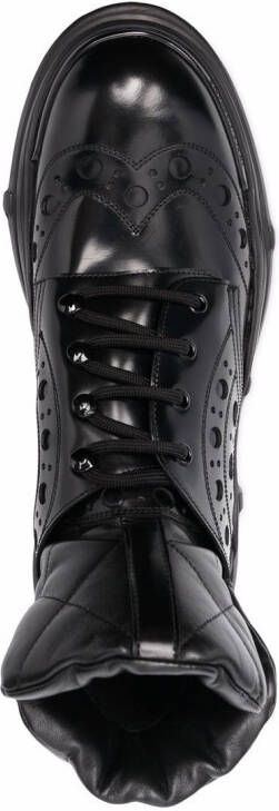 Dolce & Gabbana brogue-style boots Black