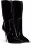 Dolce & Gabbana Cardinale 105mm front-slit boots Black - Thumbnail 2