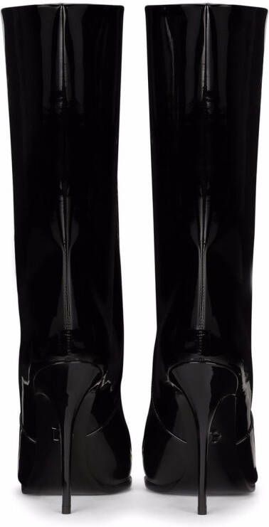 Dolce & Gabbana Cardinale 105mm front-slit boots Black