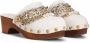 Dolce & Gabbana chain-embellished clog mules White - Thumbnail 2