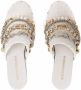 Dolce & Gabbana chain-embellished clog mules White - Thumbnail 4